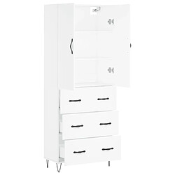 Acheter Maison Chic Buffet,Meuble de Rangement,commode pour salon,Cuisine Blanc 69,5x34x180 cm Bois d'ingénierie -MN41935