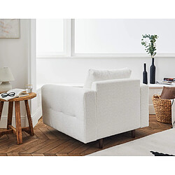 Lisa Design Rune - fauteuil - en tissu bouclette