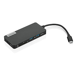 Hub USB Lenovo 4X90V55523 Noir