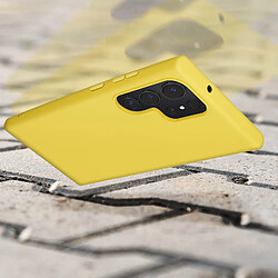 Avis Coque pour Samsung S23 Ultra Gel Mat Antichute 1.25m 3mk Matt Case jaune