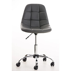 Non Chaise de bureau en simili cuir Emil