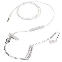 Universal Tuyau d'air acoustique en spirale 3,5 mm casque anti-rayonnement microphone pour casque 