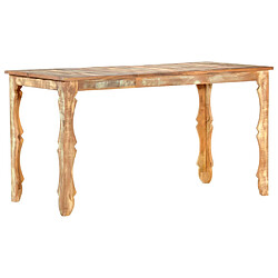 Acheter vidaXL Table de salle à manger 140x70x76cm Bois de récupération massif