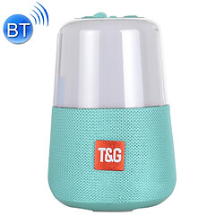 Wewoo Enceinte Bluetooth Haut-parleur stéréo V5.0 portable sans fil T & G TG168 avec poignéemicro intégrévoyant LED clignotantcarte TFdisque Uentrée AUX et FM Cyan