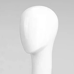 Femme Abstraite Mannequin Mannequin Tête Pour Marchandises Boucles D'oreilles écharpes Blanc