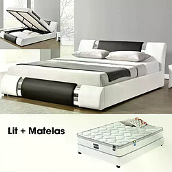 Meubler Design Ensemble Matelas Sommier Coffre 140 Atlantic