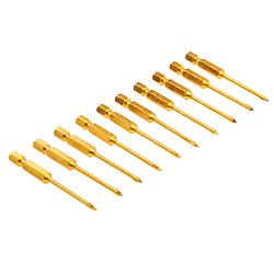 10 Pièces Croix Hex Tige En Céramique Tuile En Verre Drill Bits Rapide Bit Set 4mm outil de peu