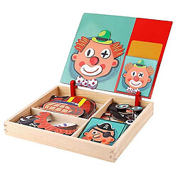 Universal Puzzle magnétique en bois Jouets pour enfants Raybu Tableau à dessiner Apprentissage Jouets en bois Cadeaux | Puzzle 