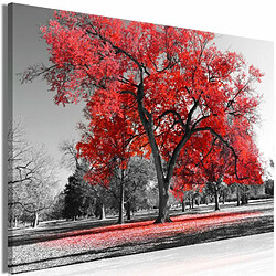 Paris Prix Tableau Imprimé Autumn in the Park Wide Red 60 x 90 cm 