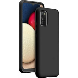 BigBen Connected Coque pour Galaxy A02s Rigide en Silicone Soft Touch Noir