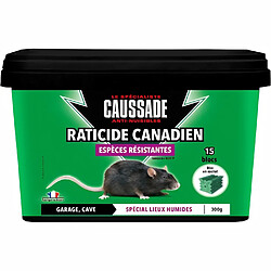 CAUSSADE Raticide canadien especes résistantes CARBL300N - 300 g 