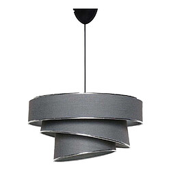 Hanah Home Suspension en métal et coton Couper anthracite, argent. Suspension en métal et coton Couper anthracite, argent