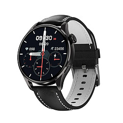 Yonis Montre Connectée Luxe Cuir IP67 Étanche Multisport