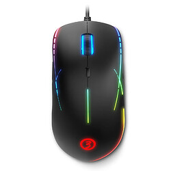 Souris gamer ambidextre Ozone NeonX50 , ARGB, 3200 dpi, avec 8 boutons + Logiciel 