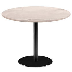 Restootab Table Ø120cm - modèle Rome bois chêne bosco