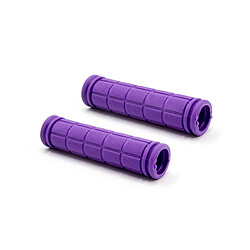 vhbw Poignées de guidon, poignées de vélo, violettes, 23mm pour vélo