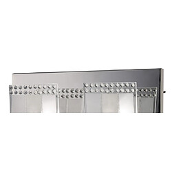 Acheter Luminaire Center Applique murale Charis avec interrupteur 2 Ampoules chrome poli/verre/cristal