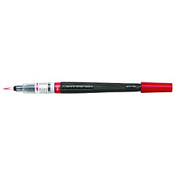 Carlotta Pentel GFL-102 Pinceau Rechargeable Encre Rouge 