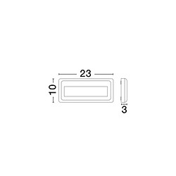 NOVA LUCE Applique e PULSAR Gris Foncé LED 4 W H10