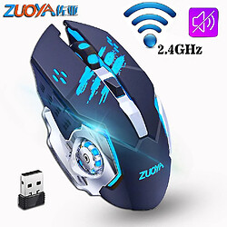 Universal Souris sans fil silencieuse de jeu réglable à 2,4 GHz souris rechargeables sans fil souris optique usb souris pour