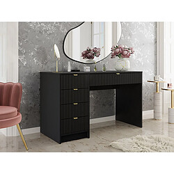 Habitat Et Jardin Bureau - Tireno - 120 cm x 76 cm x 55 cm - Noir