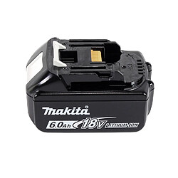 Makita DJS 161 G1J Cisaille sans fil 18 V 1,6 mm + 1x Batterie 6,0 Ah + Makpac - sans chargeur