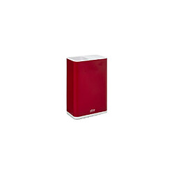 Ac-Deco Pot range-couverts 2 en 1 - L 16.6 x l 10 x H 23.7 cm - Rouge