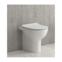 Karag Cuvette WC Rimless à poser EOLIS 52x36x40cm - avec abattant à frein de chute