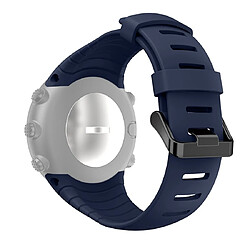 Avis Wewoo Bracelet pour montre connectée Smartwatch avec en silicone Suunto Core bleu