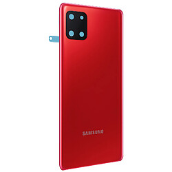 Cache Batterie officiel pour Samsung Note 10 Lite Rouge Cardinal