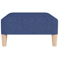 Acheter Maison Chic Repose-pied,Tabouret confortable Bleu 78x56x32 cm Tissu -MN64084