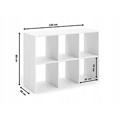 Mpc Etagère Grise 120 X 80 X 38 Cm pas cher