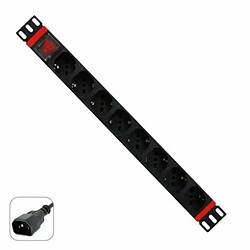 Rallonge 19'' 8 Tomas Schuko avec Interrupteur On/Off WP WPN-PDU-C01-08 (2 m) 