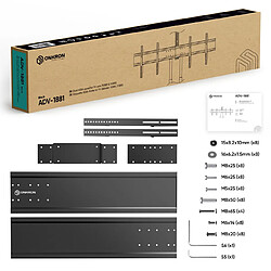 Onkron Adapteur Panneau VESA pour écrans 40-65" jusqu'à 45 kg chacun pour Support TV Mobile TS1881 ADV1881 Noir pas cher