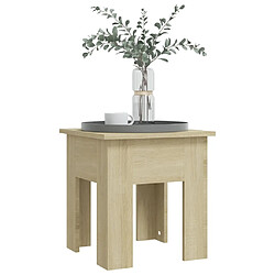 Avis vidaXL Table basse chêne sonoma 40x40x42 cm bois d'ingénierie