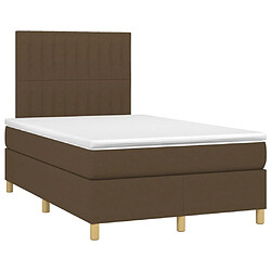 Avis Sommier à lattes,Cadre à lattes de lit pour Adulte matelas et LED Marron foncé 120x200 cm -MN68858