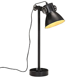 vidaXL Lampe de bureau 25 W noir 15x15x55 cm E27