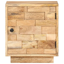 Avis Maison Chic Table de chevet,Table de nuit,Table d'appoint pour salon 40x30x45 cm Bois de manguier solide -MN39202