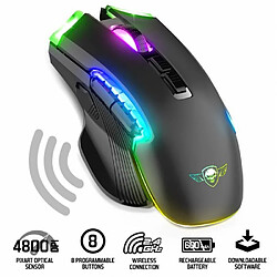 Spirit of Gamer Souris Sans fil 2.4ghz 4800DPI 8 BOUTONS RGB rechargeable + Casque Sans fil RGB XPERT H1500 7.1 Virtual Surround