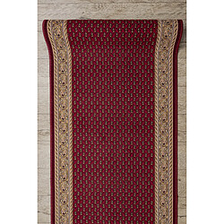 RUGSX TAPIS DE COULOIR ANTIDÉRAPANT INCA bordeaux 80cm 80x600 cm pas cher