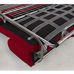 Avis Inside 75 Canapé express SUN EDITION Cuir et PU Cayenne marron 140 cm matelas 16 cm