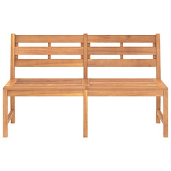 Avis Maison Chic Banc de jardin | Banquette de jardin | Chaise Relax 150 cm Bois de teck massif -MN56507