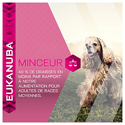 Acheter Croquettes au Poulet pour Chien de Taille Moyenne Surpoids - Eukanuba - 15Kg