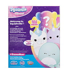 Lot de quatre peluches Squishville Mini Sparkle Squad pas cher