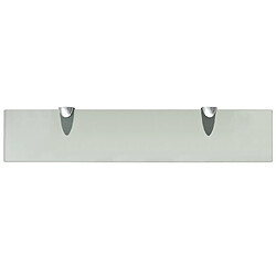 Avis Maison Chic Lot de 2 Étagères murales,Étagère Rangement flottate Verre 50 x 10 cm 8 mm -MN77878