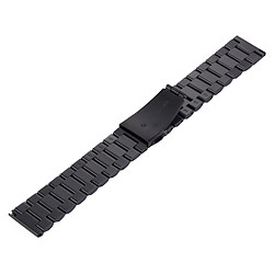 Avis Wewoo Bracelet noir pour Fitbit Blaze Smartwatch papillon boucle 3 perles en acier inoxydable