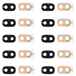 Wewoo 10 PCS Back Camera Arrière Lens Cover avec autocollant pour Galaxy J7 Pro