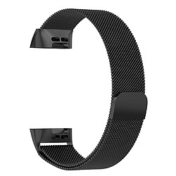 Avis Wewoo Bracelet pour montre connectée Dragonne magnétique en acier inoxydable FITBIT Charge 3Taille Petite187x18mm Noir