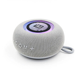 Yonis Enceinte Bluetooth Portable Lumineuse Et Puissante Pour Extérieur Enceinte Bluetooth Portable Lumière RGB Autonomie Longue Bluetooth 5.3 Gris YONIS