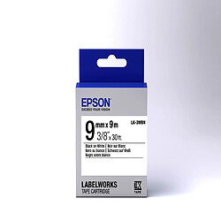 Epson LK-3WBN - Standard - Noir sur Blanc - 9mmx9m